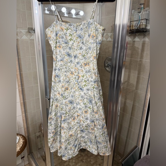 J. Crew Dresses & Skirts - J. Crew Floral Pastel Spring Midi Dress